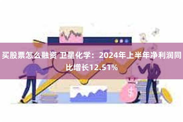 买股票怎么融资 卫星化学：2024年上半年净利润同比增长12.51%