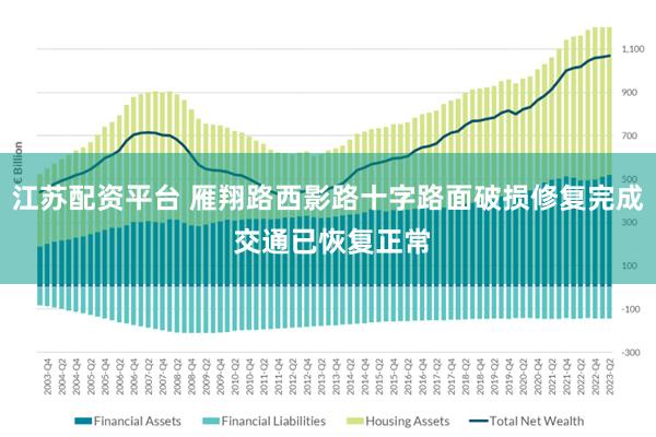 江苏配资平台 雁翔路西影路十字路面破损修复完成 交通已恢复正常