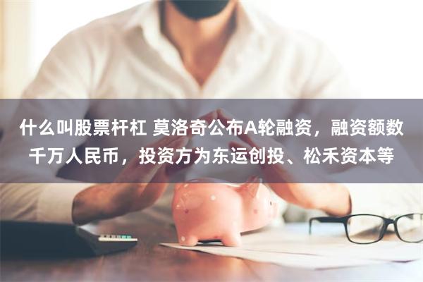 什么叫股票杆杠 莫洛奇公布A轮融资，融资额数千万人民币，投资方为东运创投、松禾资本等