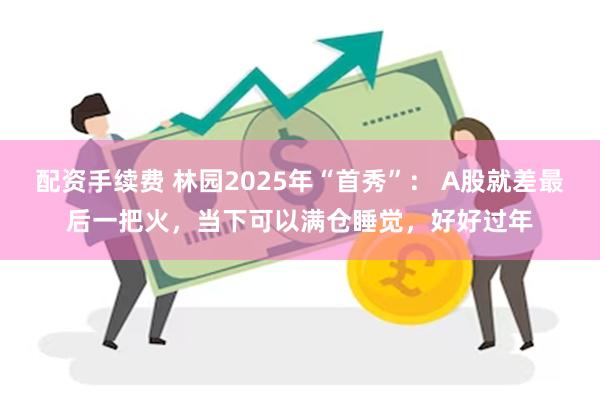 配资手续费 林园2025年“首秀”： A股就差最后一把火，当下可以满仓睡觉，好好过年